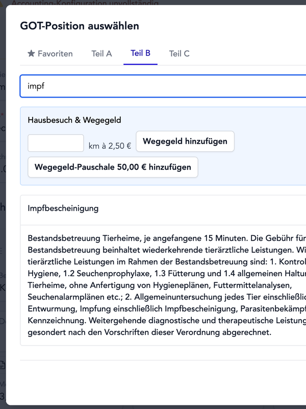 GOT-Abrechnung