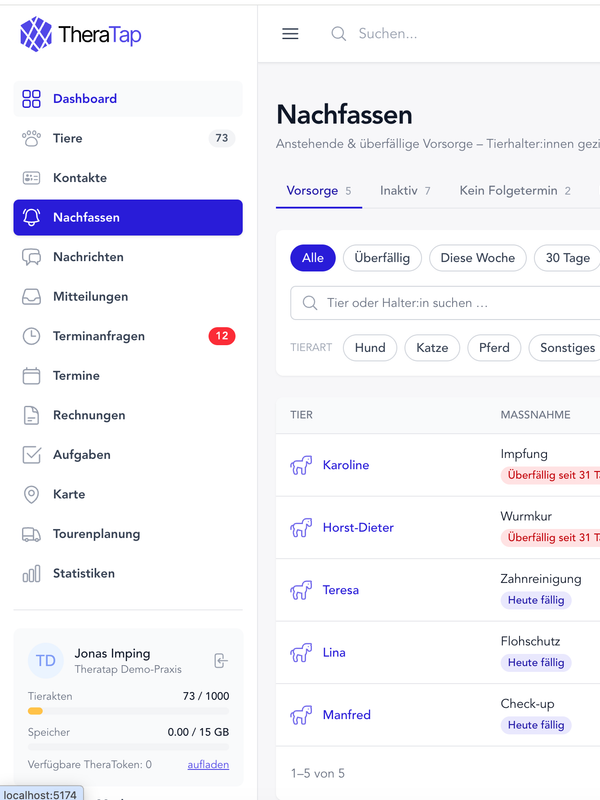 Nachfassen