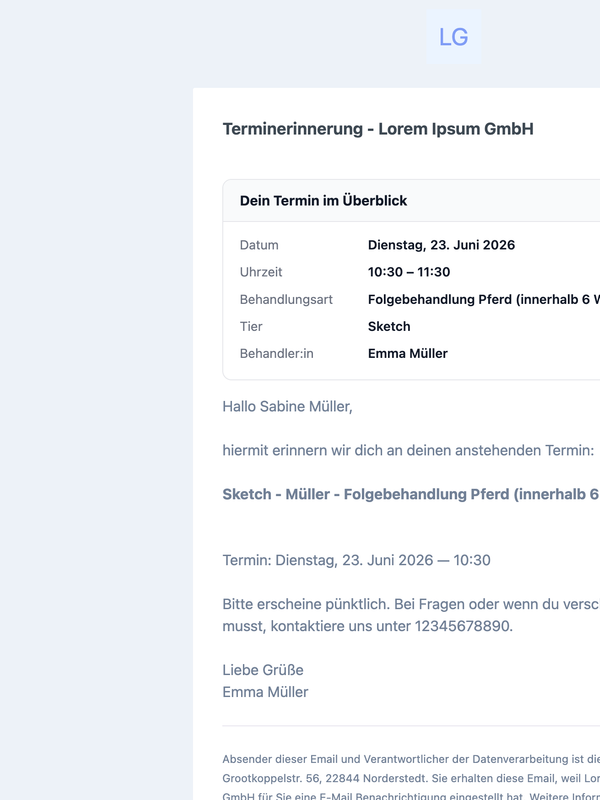Terminerinnerungen